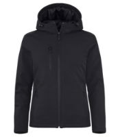 Padded Hooded Ladies Softshell Jacket