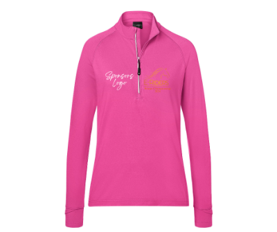 The Husk 1/4 Zip Ladies Tech Top