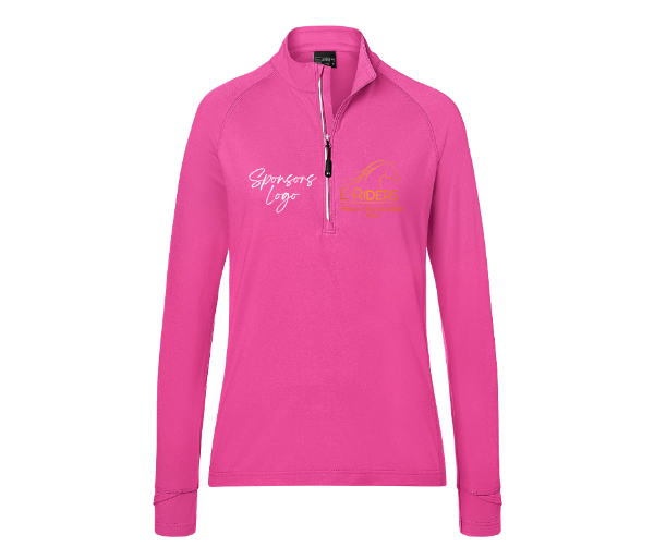 The Husk 1/4 Zip Ladies Tech Top