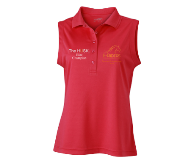 The Husk Ladies Performance Sleeveless Poloshirt