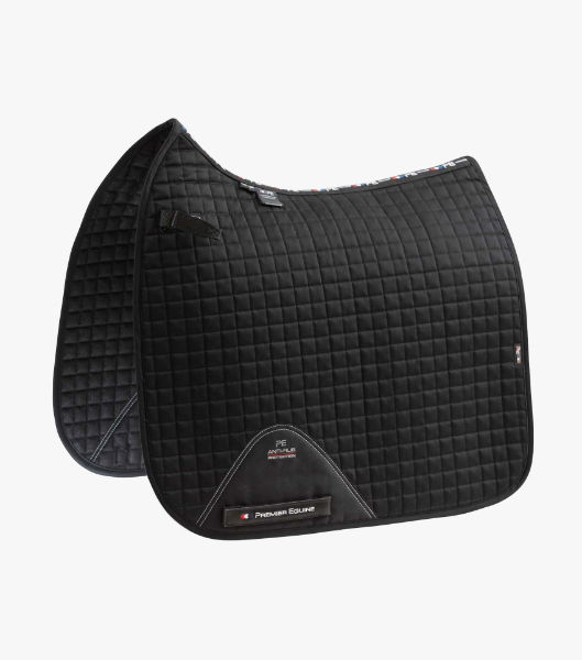 Plain Cotton Saddle Pad - Dressage Square