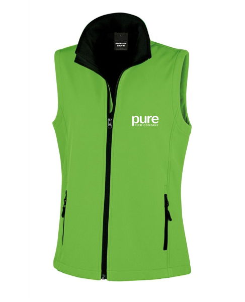 Pure-Ladies-Softshell-Gilet-vividGreen-Black