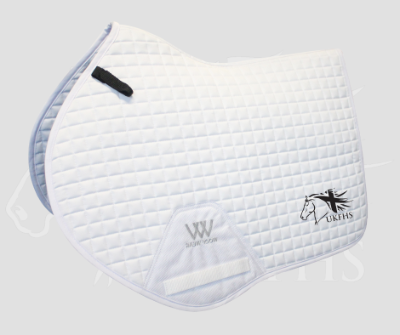 UKFS White Saddlepad  