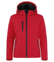 Padded Hooded Ladies Softshell Jacket