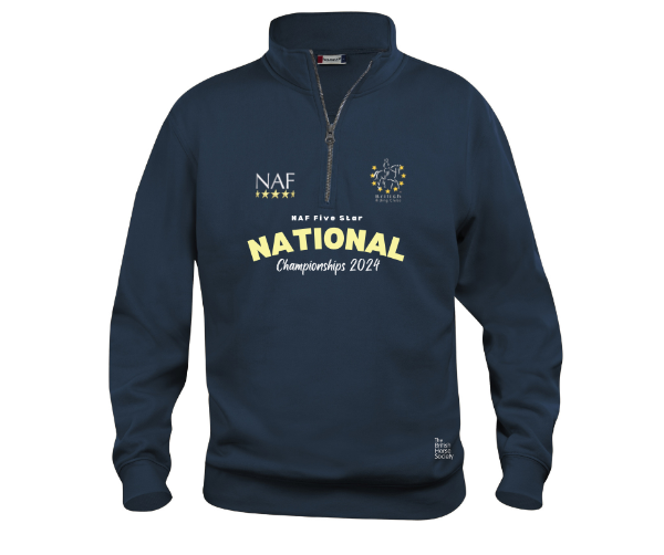 **PRE ORDER** NAF BRC National Champs 1/4 Zip Sweat Top