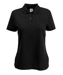 DDRCPOLOSHIRTLADIESBLACK