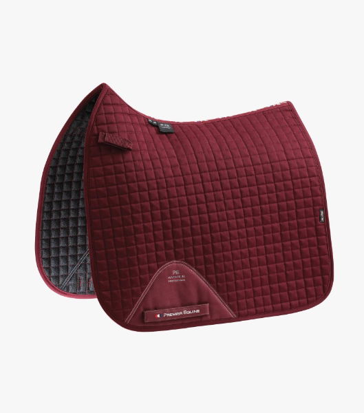 Plain Cotton Saddle Pad - Dressage Square