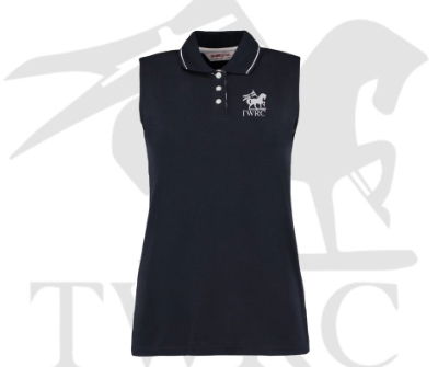 TWRC Ladies Sleeveless Poloshirt 